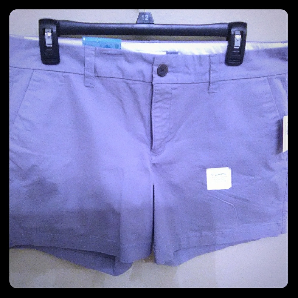 Grey old navy ladies size four shorts.